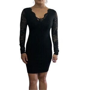 black and gold plus size formal dresses La Femme One-Sleeve Long Metallic Plus-Size Prom Dress Black/Gold / 18W